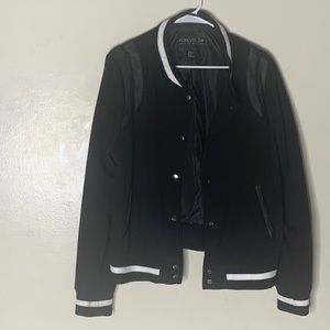 Black and White Varsity Jacket